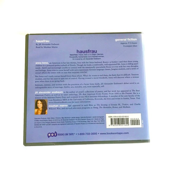 Hausfrau by Jill Alexander Essbaum read by Mozhan Marno Unabridged CD Audiobook - Picture 7 of 8